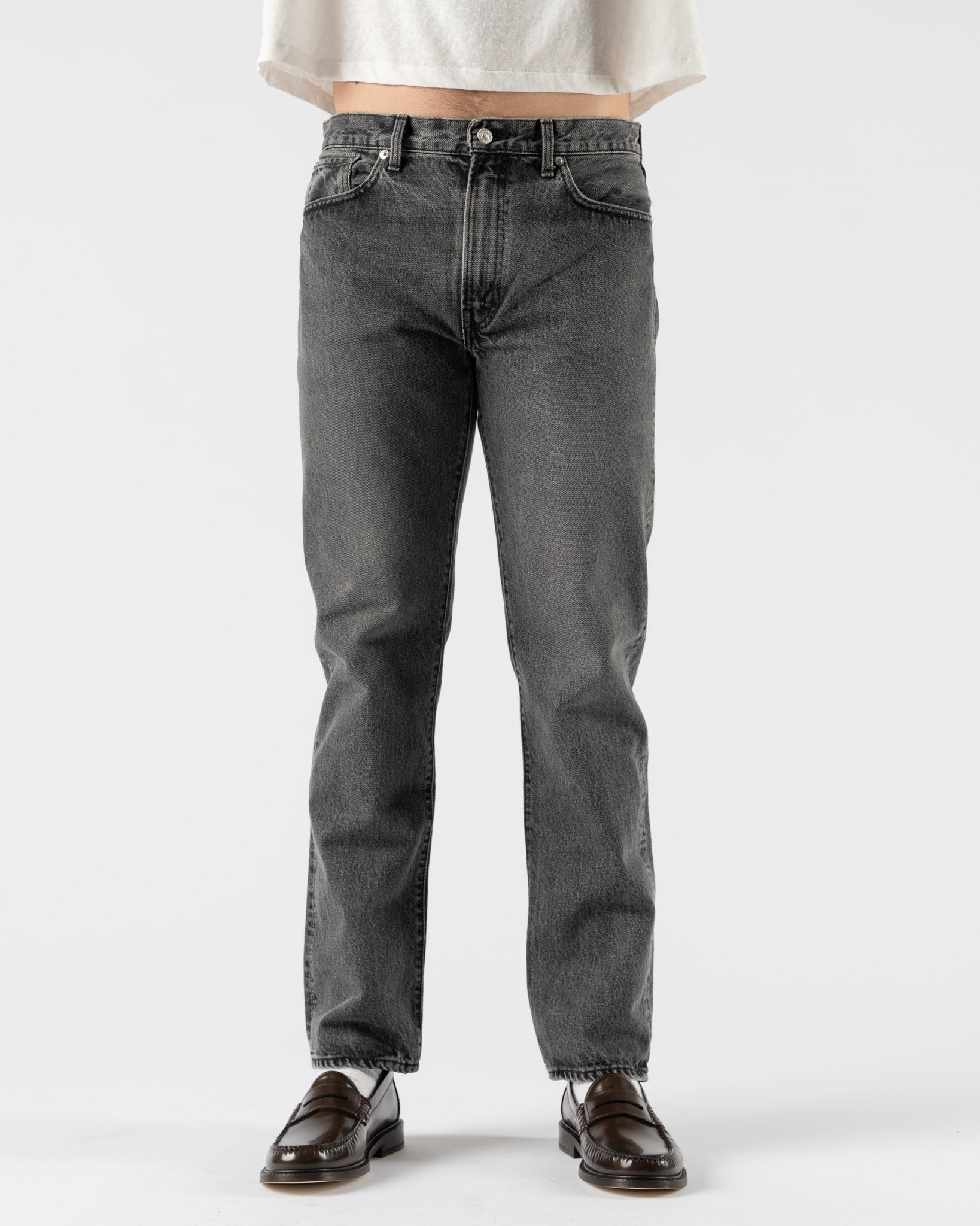 orSlow 107 Black Denim Stone