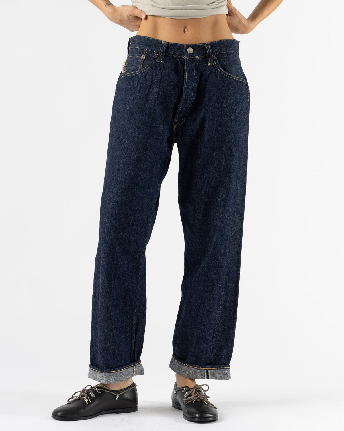 orSlow Grand Dad's Fit Denim Pants One Wash