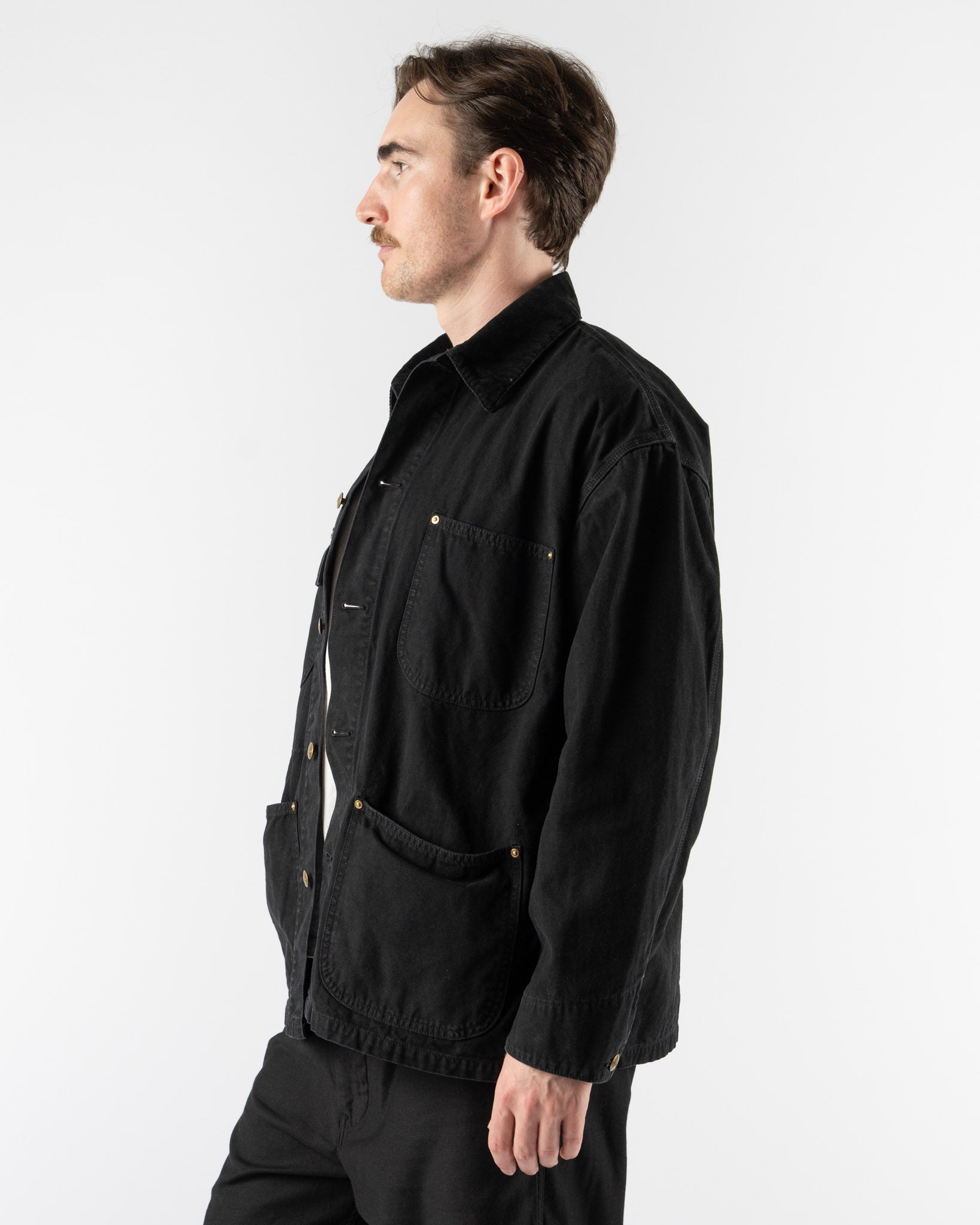 orSlow Relax Fit Oxford Coverall in Black