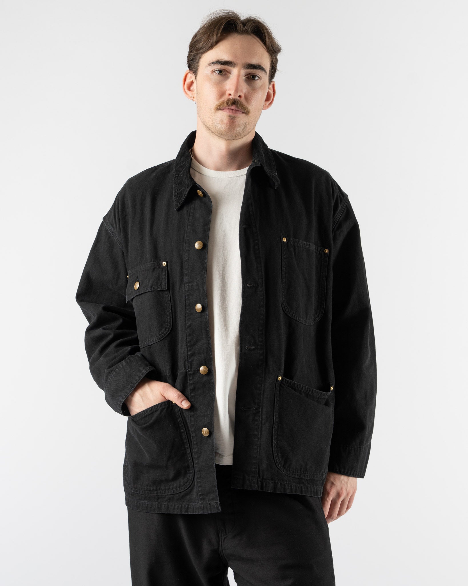 orSlow Relax Fit Oxford Coverall in Black