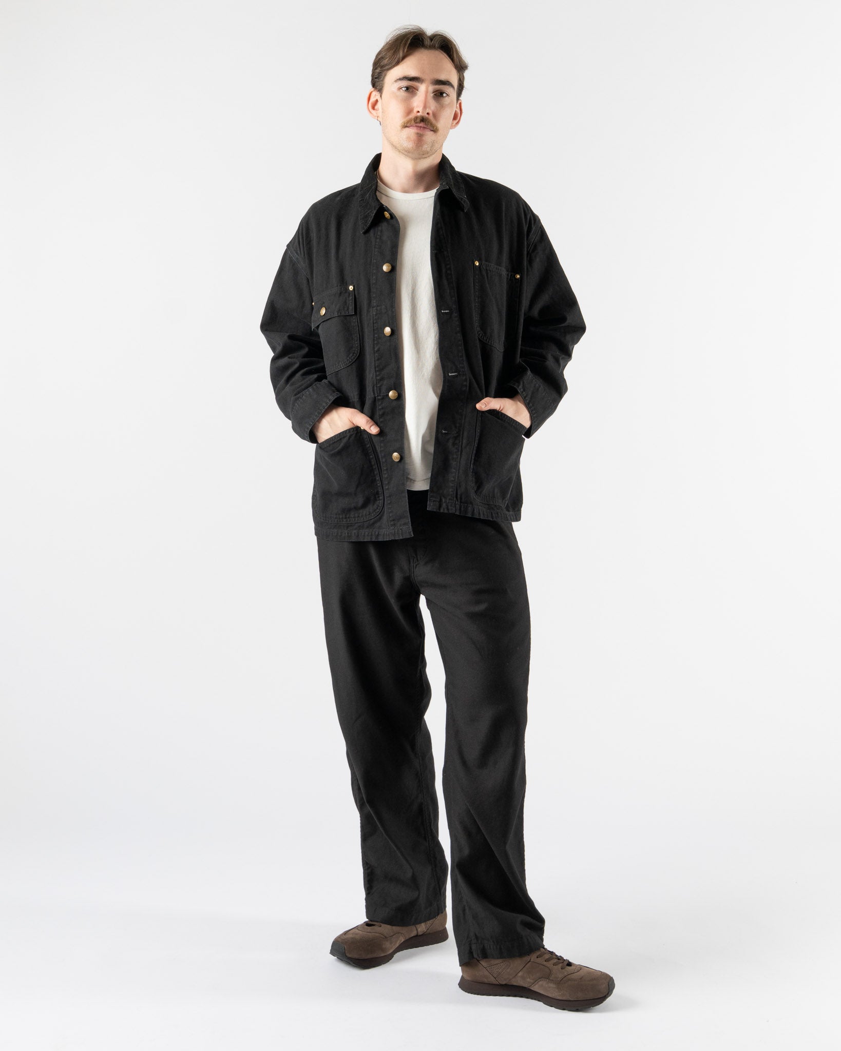 orSlow Wide Fit New Yorker in Black