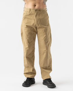 orSlow Double Knee Utility Work Pants in Khaki