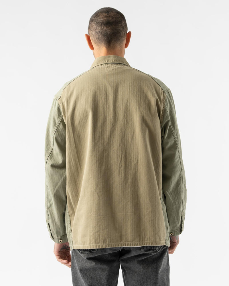 orSlow Herringbone Utility Coverall in Green