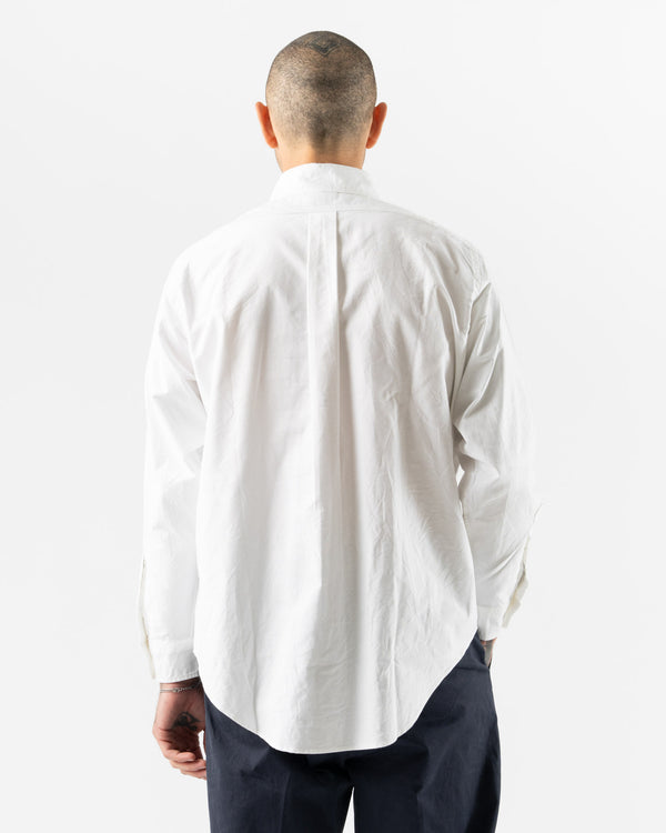 orSlow Oxford Standard Button Down Shirt in White