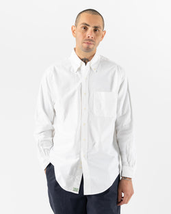 orSlow Oxford Standard Button Down Shirt in White