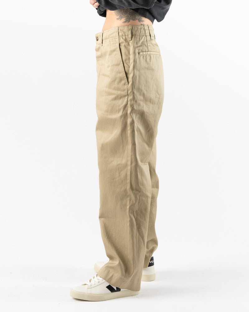 orSlow Vintage Fit Army Trousers in Khaki