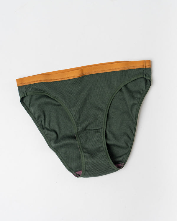 Overneath Brief in Dark Green