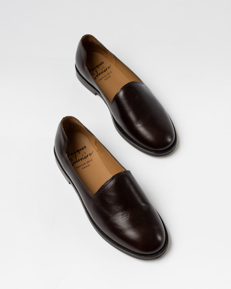 Jacques Solovière Paris Slim in Dark Brown Montana Calf