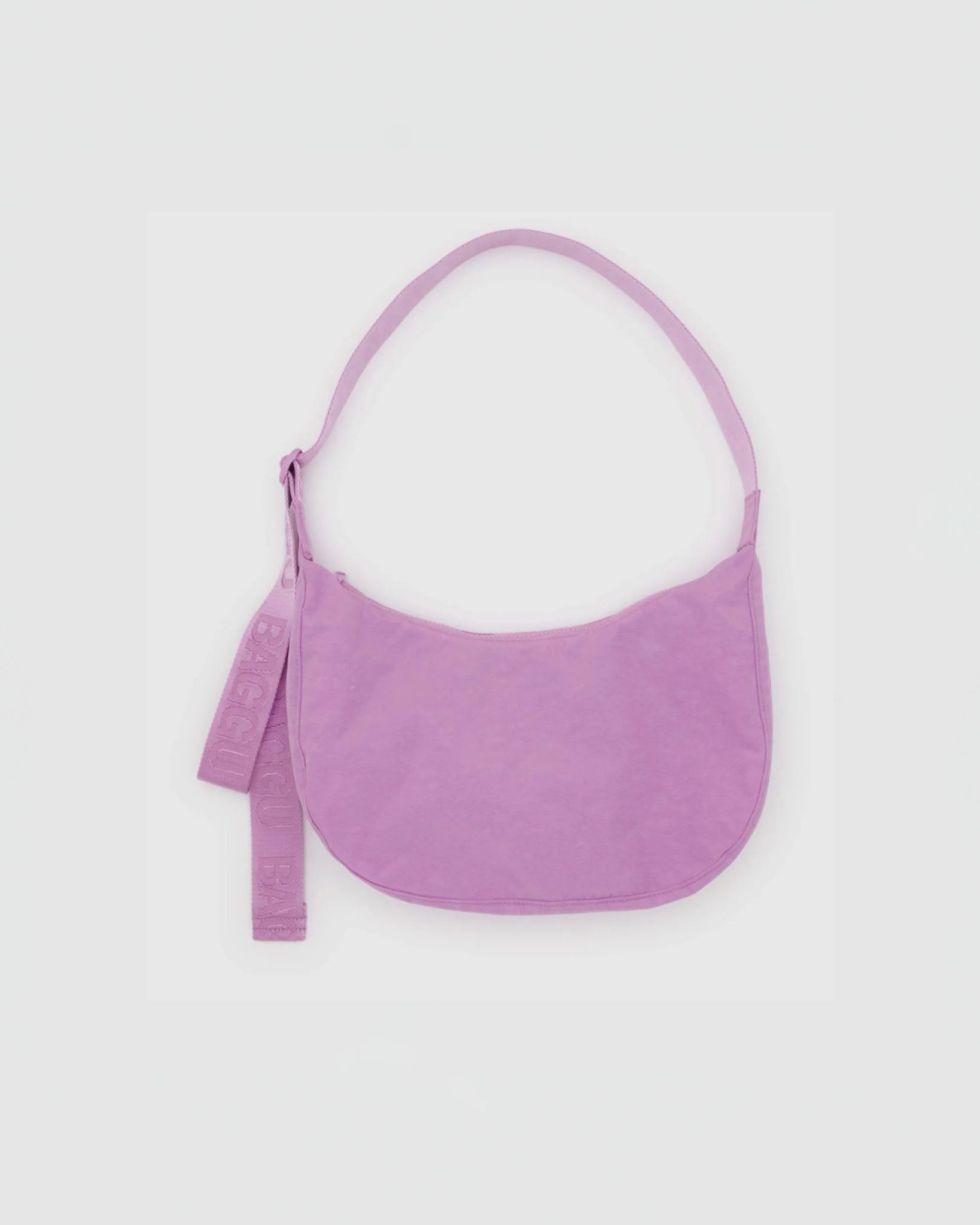 Baggu Medium Nylon Crescent Bag in Peony