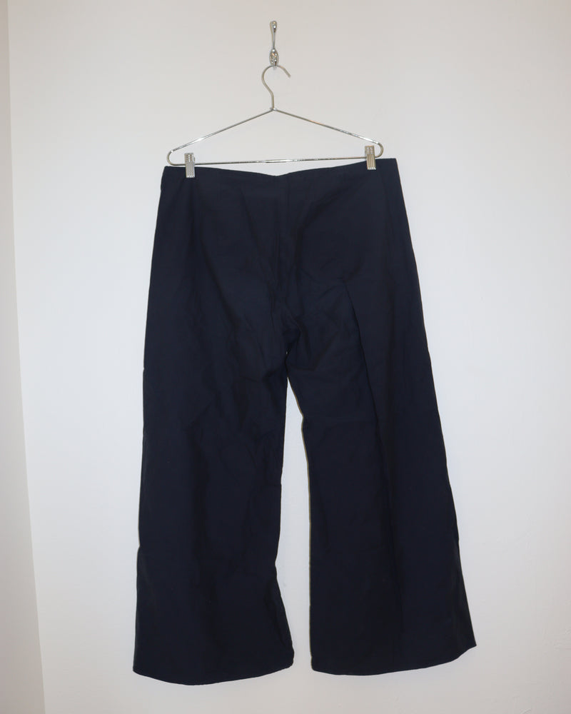 Pre-owned: Peter Cohen Wide Leg Cotton Trouser