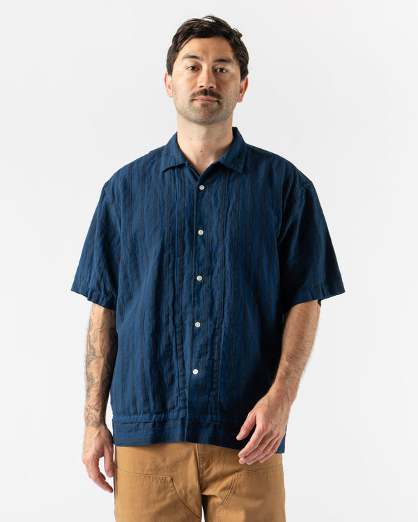 Pilgrim Surf + Supply Claude SS Shirt in Navy
