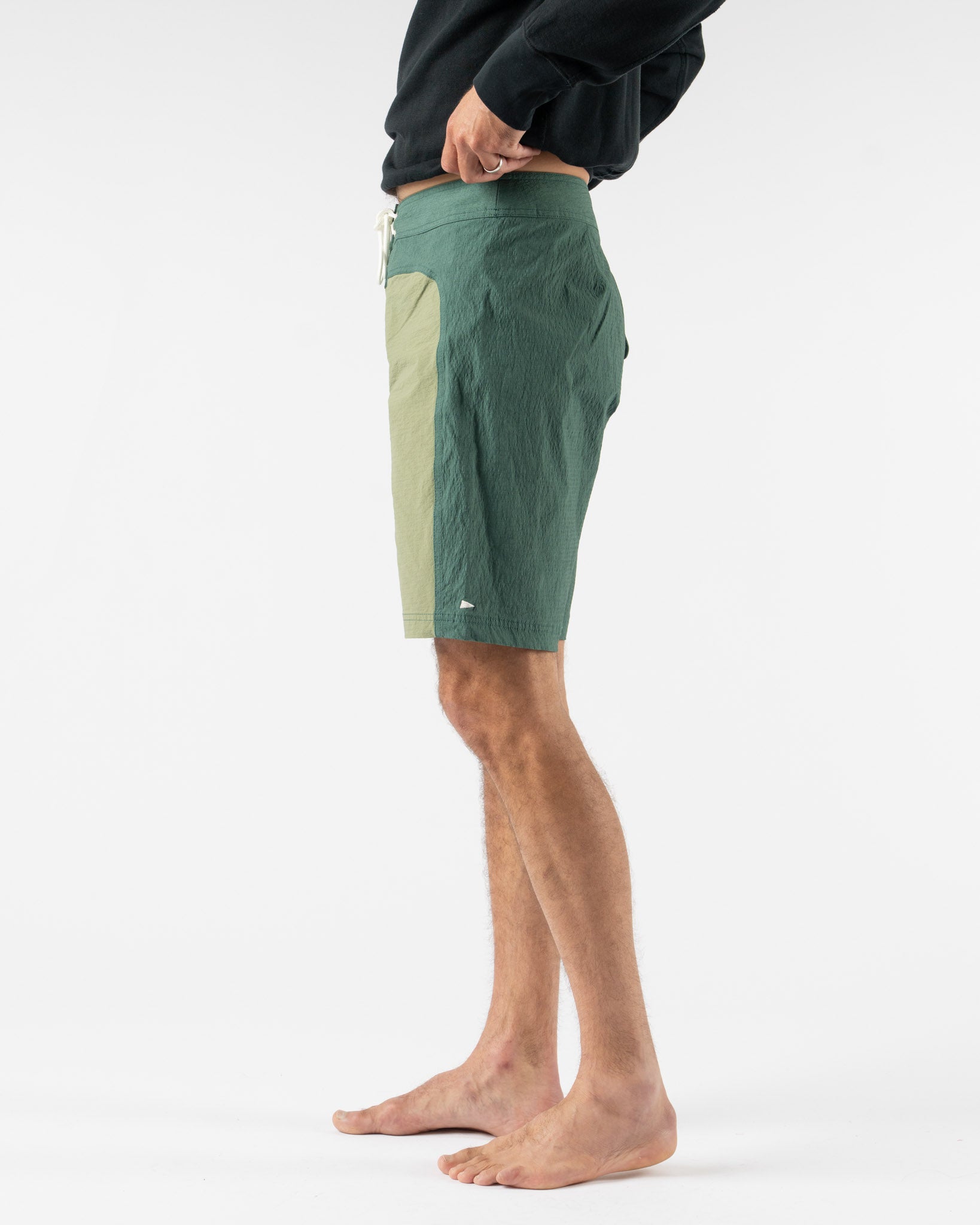 Pilgrim Surf + Supply Kivlin Board Short in Green Sage Curated at