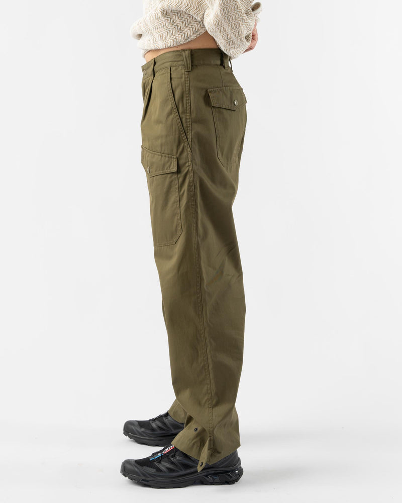 Pilgrim Surf + Supply Alfonso Fatigue Pant in Olive