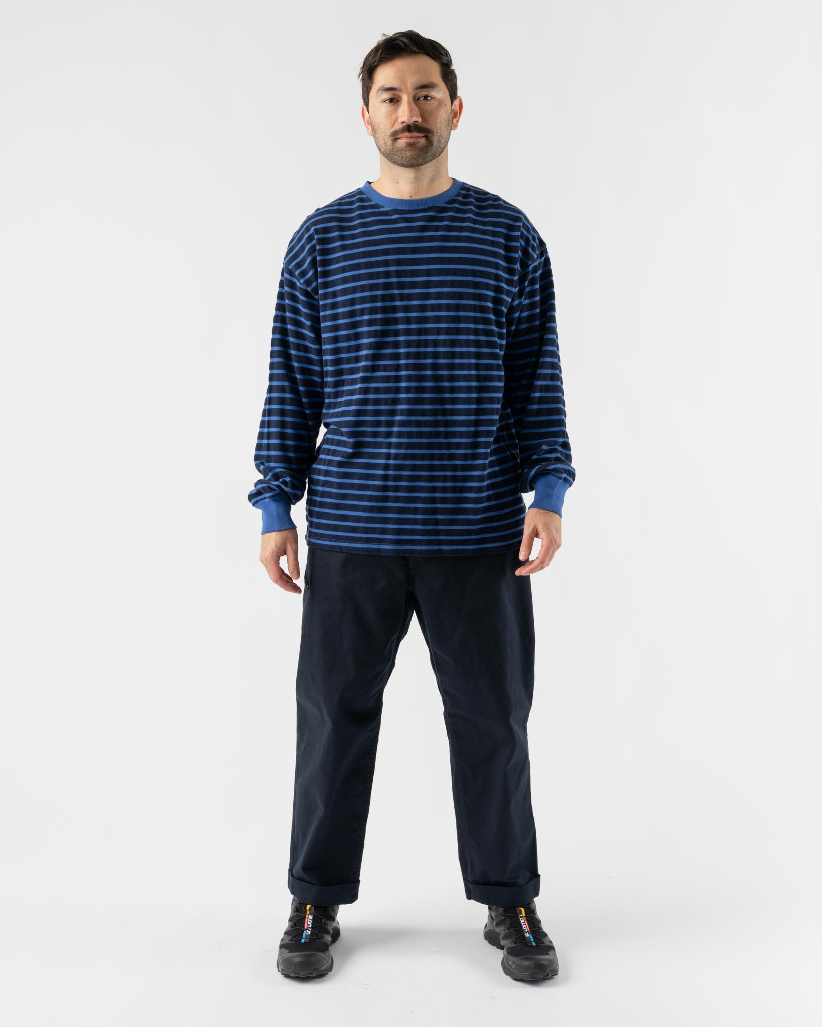 Pilgrim Surf + Supply Salathe Twill Climbing Pant in Navy