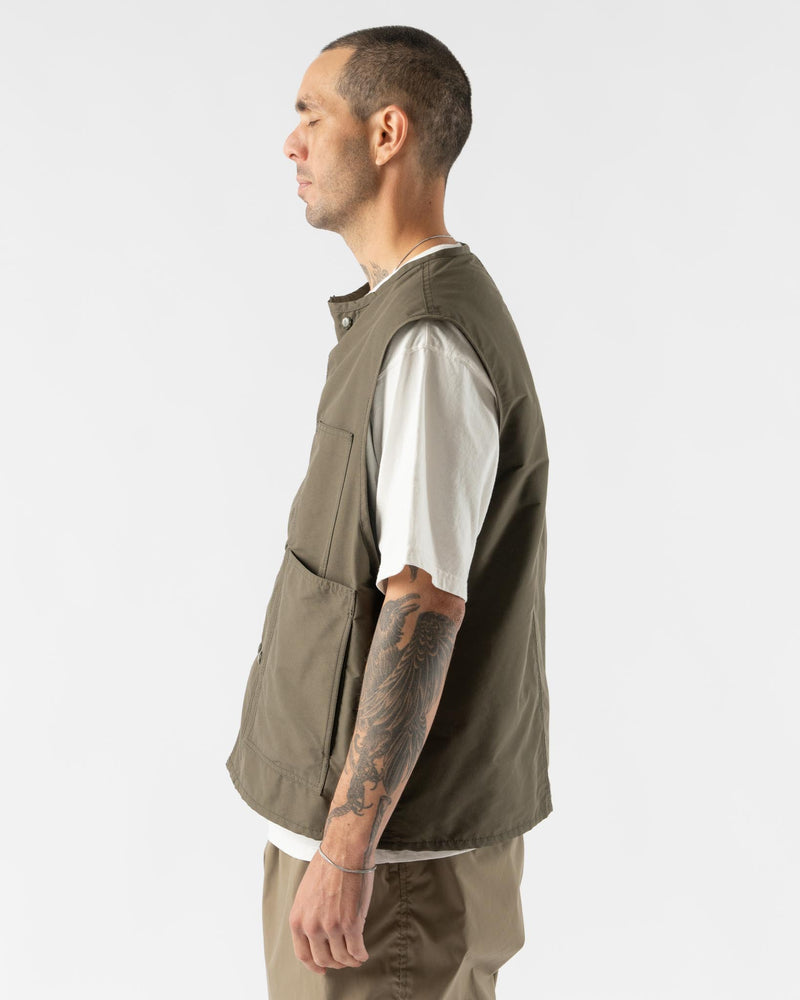 Pilgrim Surf + Supply Finster Utility Vest in Olive