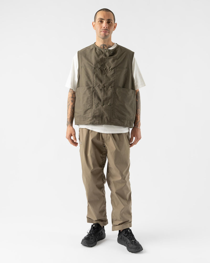 Pilgrim Surf + Supply Finster Utility Vest in Olive