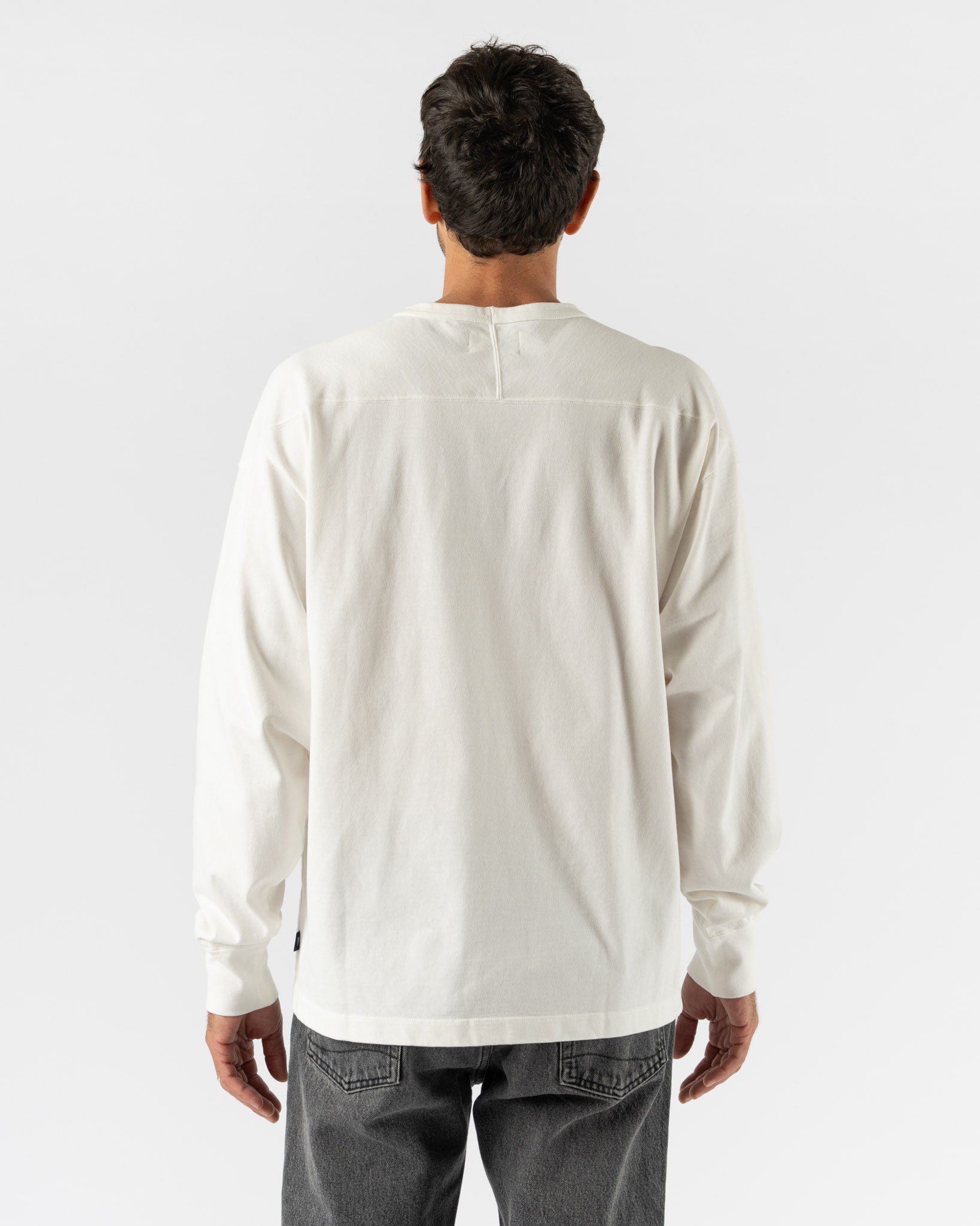 Pilgrim Surf + Supply Teddy Athletic LS Tee in White
