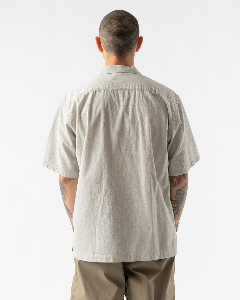 Pilgrim Surf + Supply Johnny Stripe Short Sleeve Shirt in Pinstripe