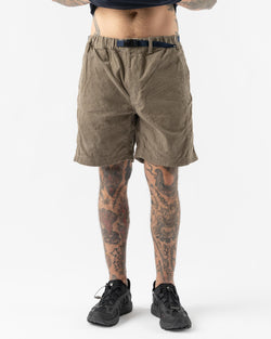 Pilgrim Surf + Supply Salathe Corduroy Climbing Short in Driftwood