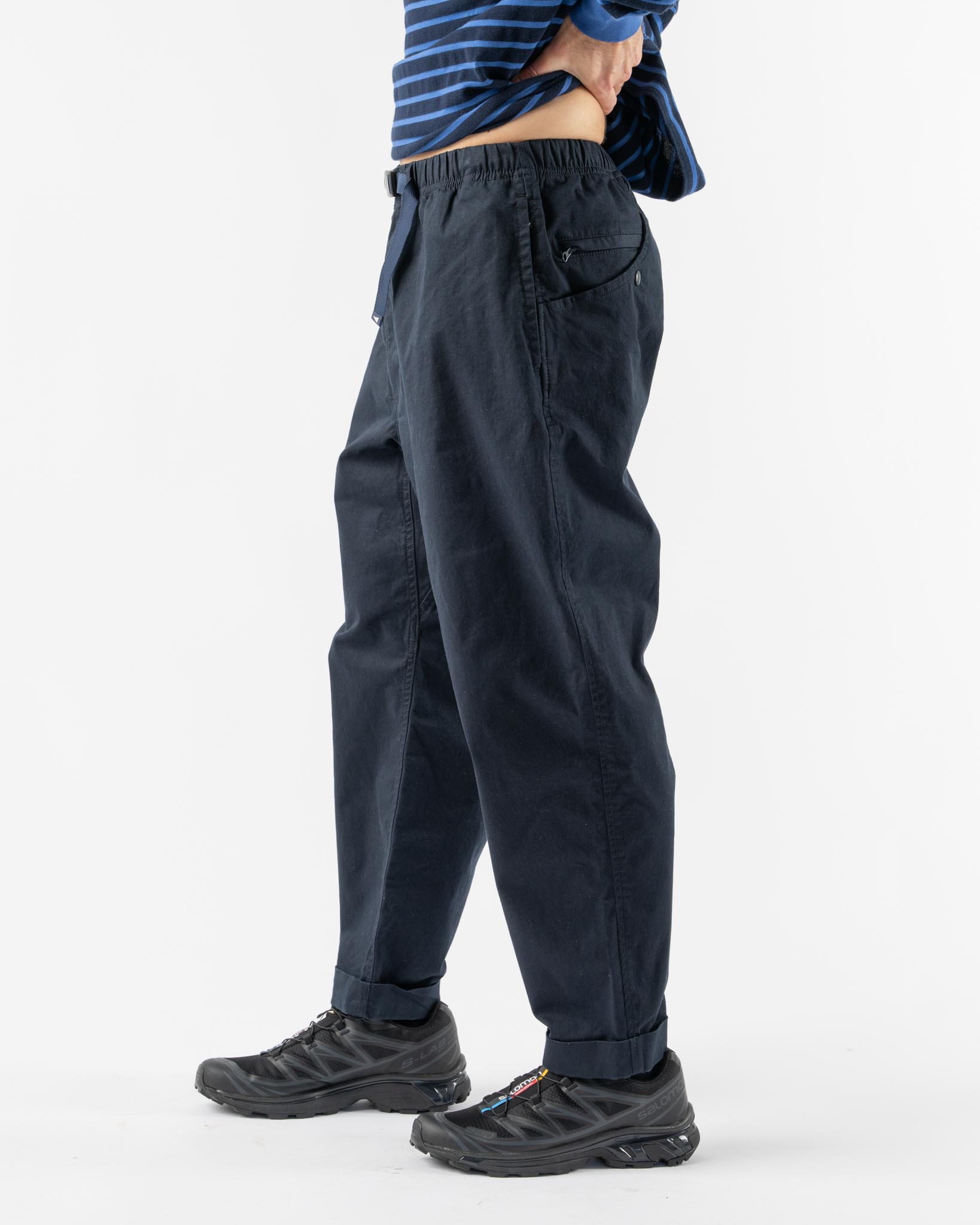 Pilgrim Surf + Supply Salathe Twill Climbing Pant in Navy