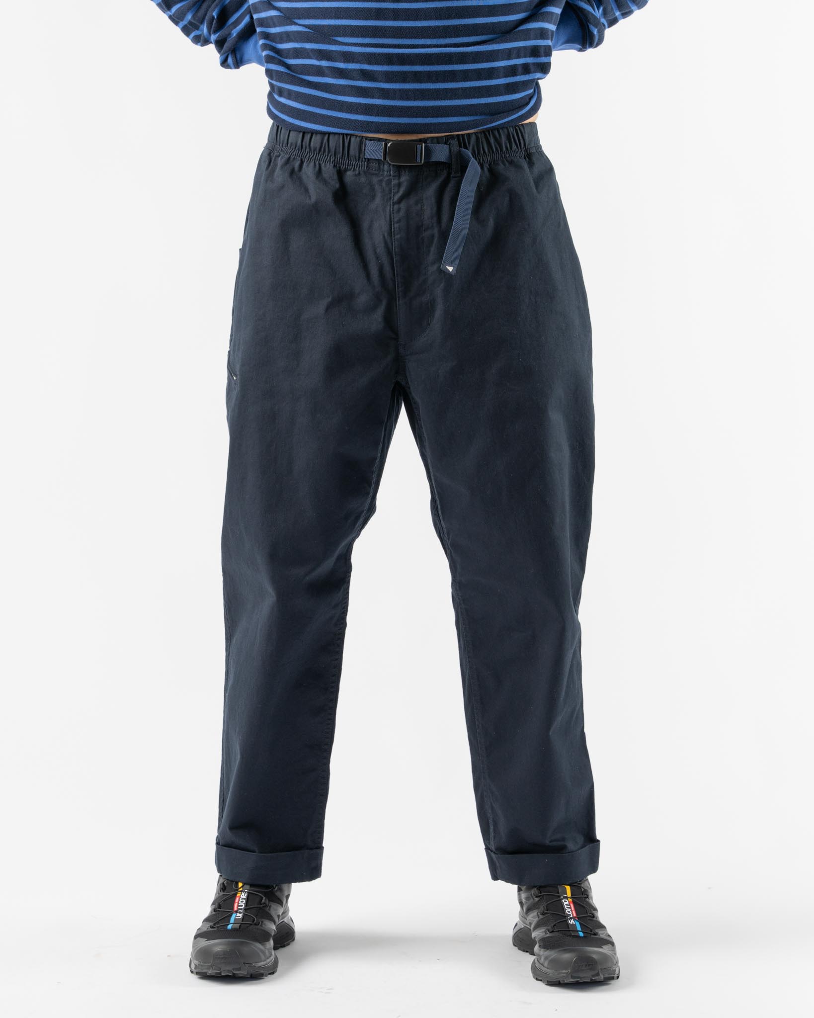 Pilgrim Surf + Supply Salathe Twill Climbing Pant in Navy