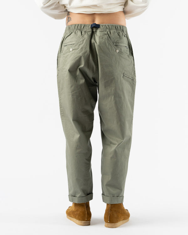 Pilgrim Surf + Supply Salathe Twill Climbing Pant in Sage