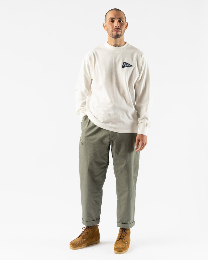 Pilgrim Surf + Supply Z.PSS Longsleeve Team Tee in White