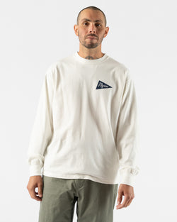 Pilgrim Surf + Supply Z.PSS Longsleeve Team Tee in White