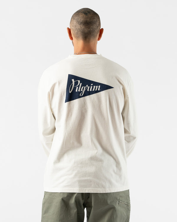 Pilgrim Surf + Supply Z.PSS Longsleeve Team Tee in White