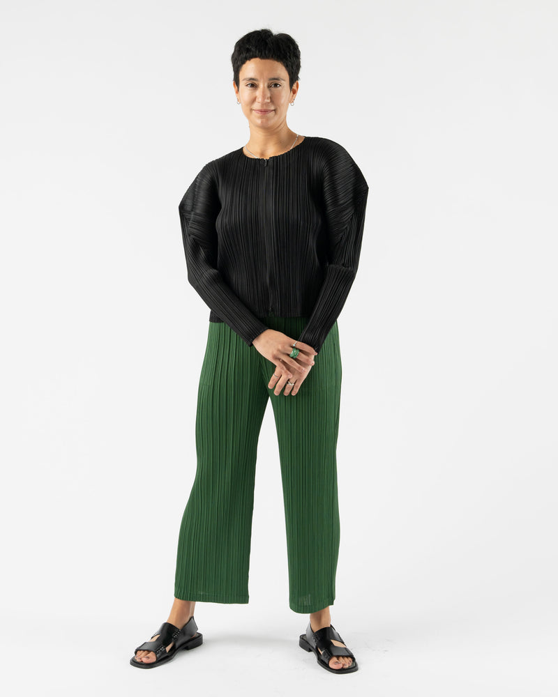 Pleats Please Issey Miyake February Monthly Colors Pants in Green