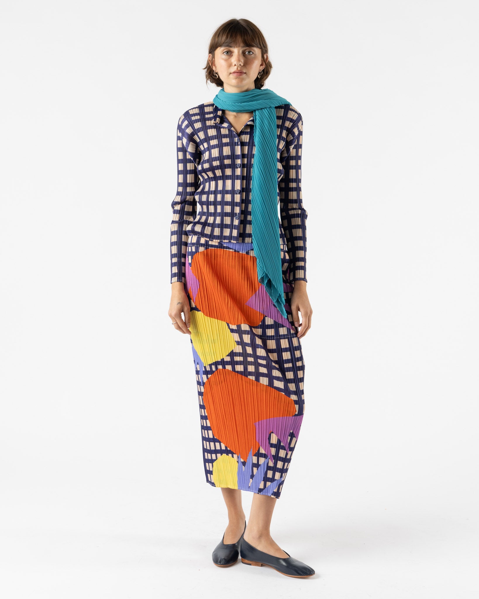 Pleats Please Issey Miyake Monthly Scarf June