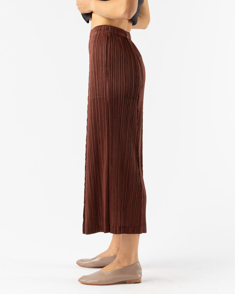 Pleats Please Issey Miyake Thicker Bottoms 2 in Brown