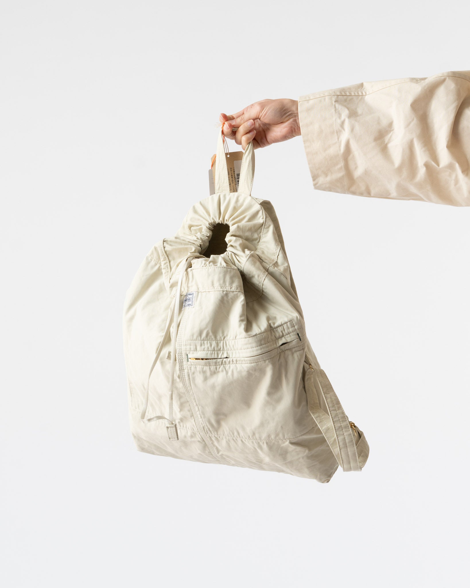 Porter Yoshida Miles Knapsack in Off-White