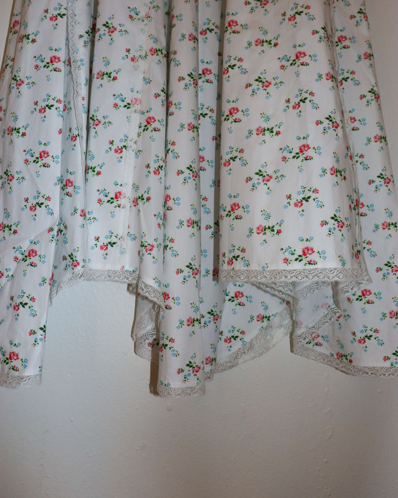 Pre-owned: Loretta Caponi Romantic Roses Skirt