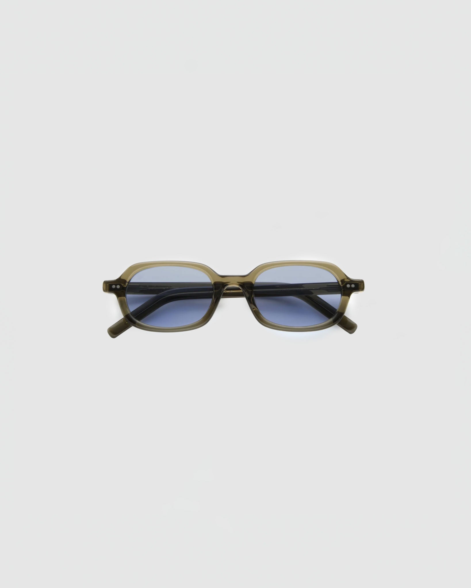 AKILA Eyewear Psyche Sunglasses in Olive Green/Sky Blue