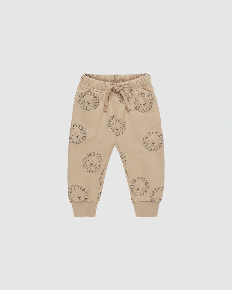 Quincy Mae Relaxed Fleece Sweatpant in Lions