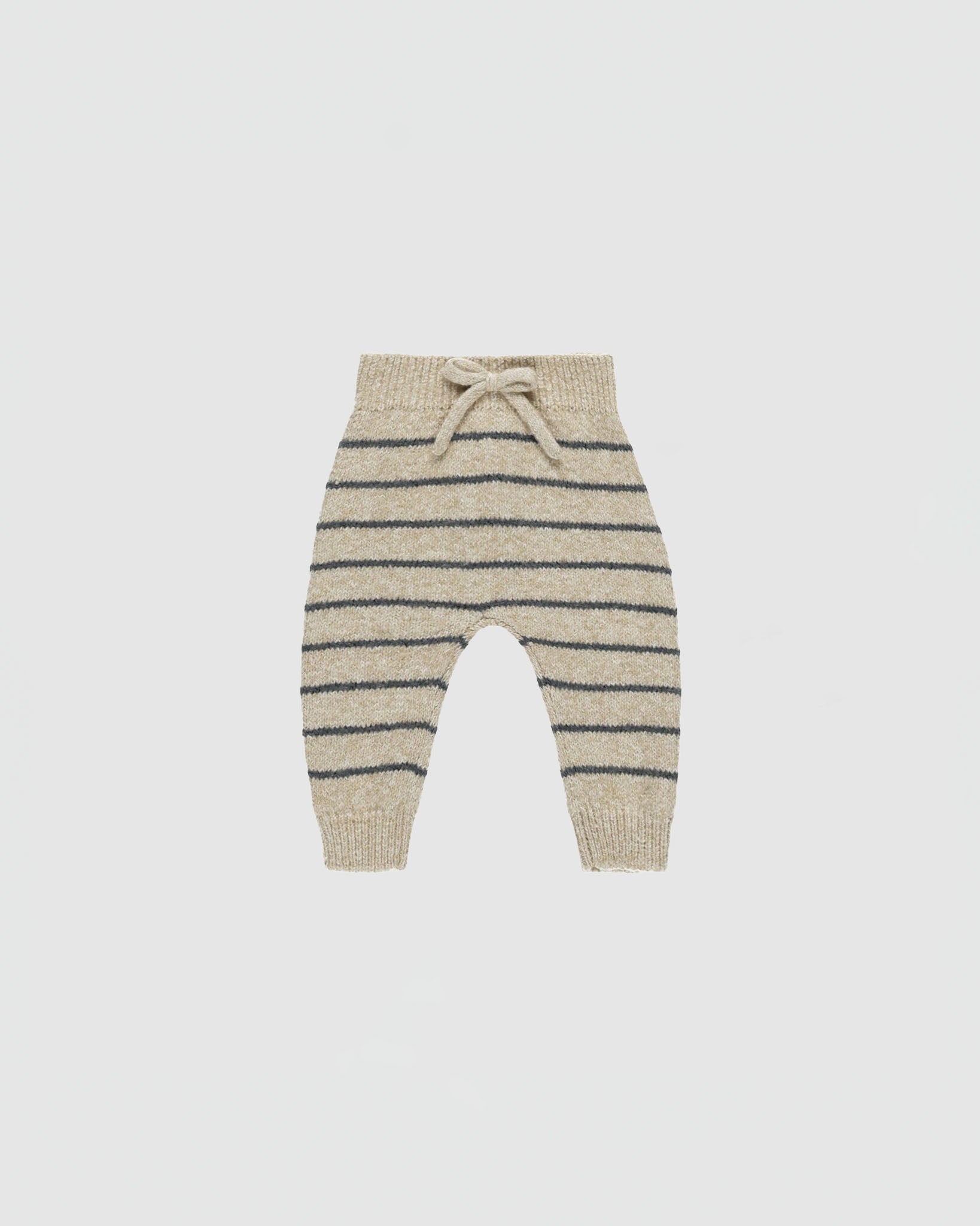 Quincy Mae Ace Knit Pant in Indigo Stripe