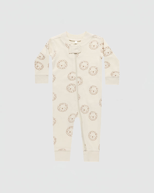 Quincy Mae Zip Long Sleeve Sleeper in Lions