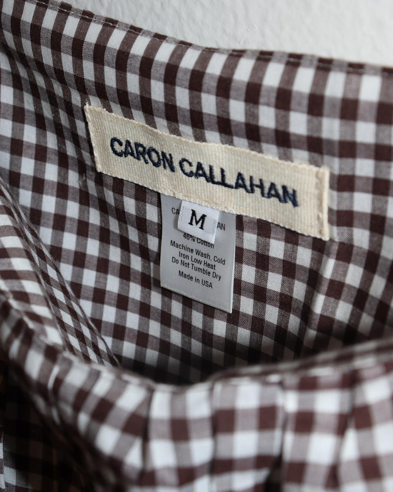 Pre-owned: Caron Callahan Virginia Plaid Adjustable Dress