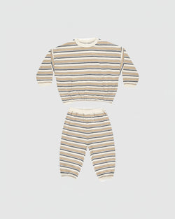 Rylee + Cru Relaxed Set in Blue Vintage Stripe