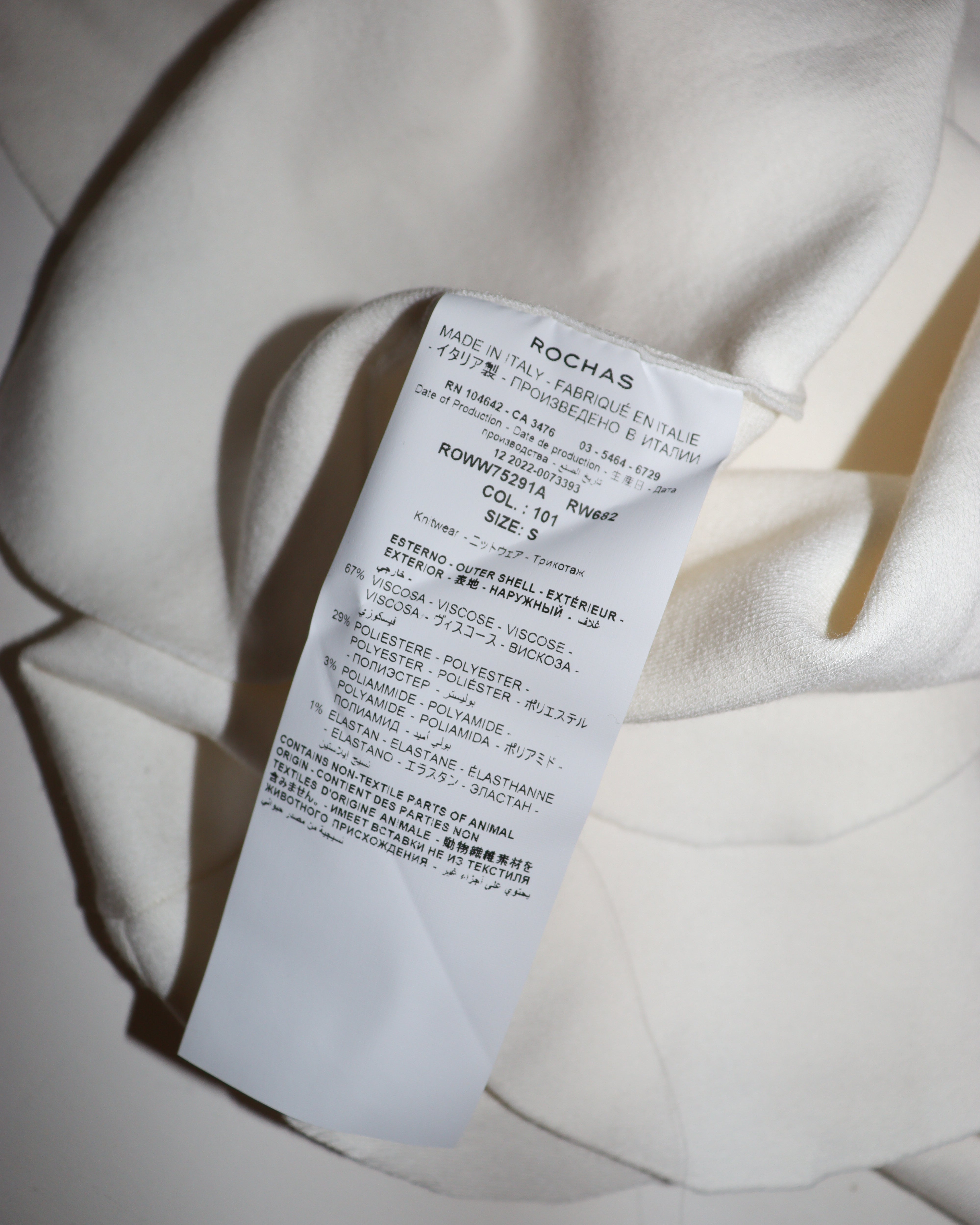 Pre-owned: Rochas Paris Viscose Button Up