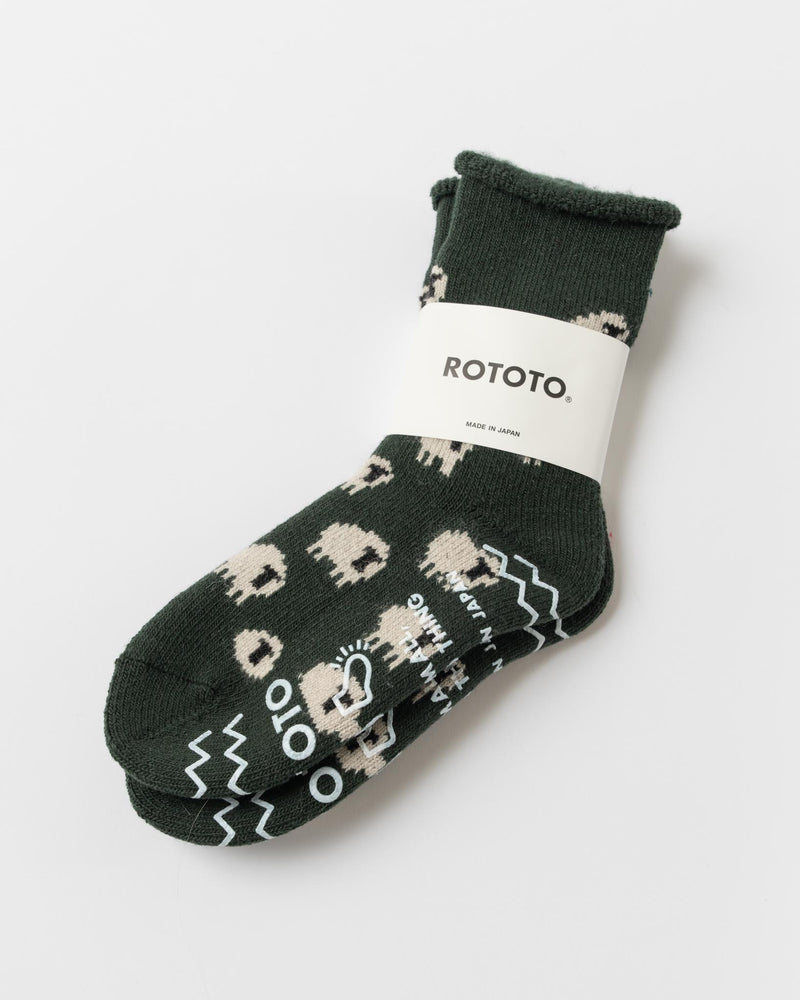 RoToTo 1559 Socks in Dark Green