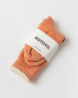 RoToTo 1001 Double Face Socks in Orange