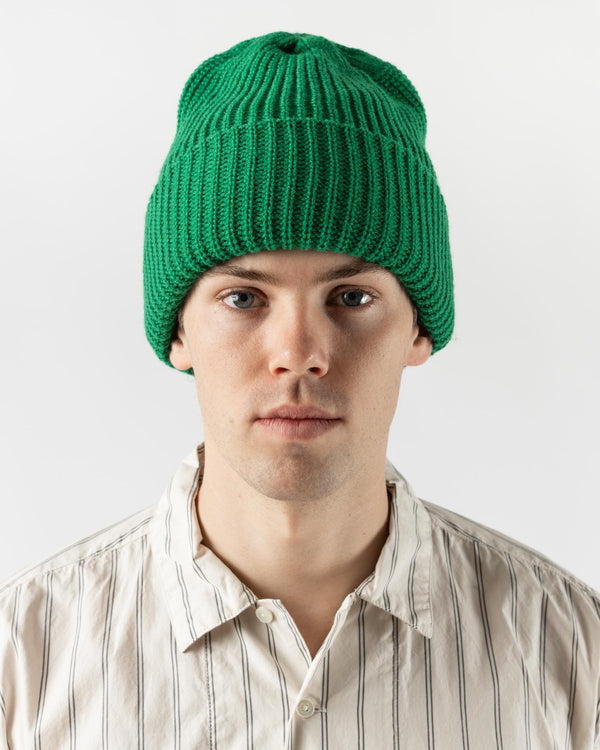 RoToTo 5075 Beanie in Bright Green