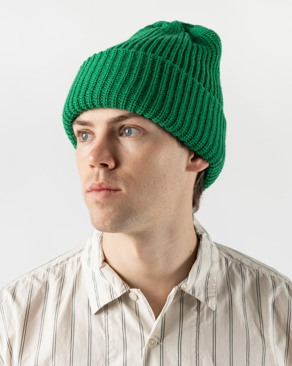 RoToTo 5075 Beanie in Bright Green