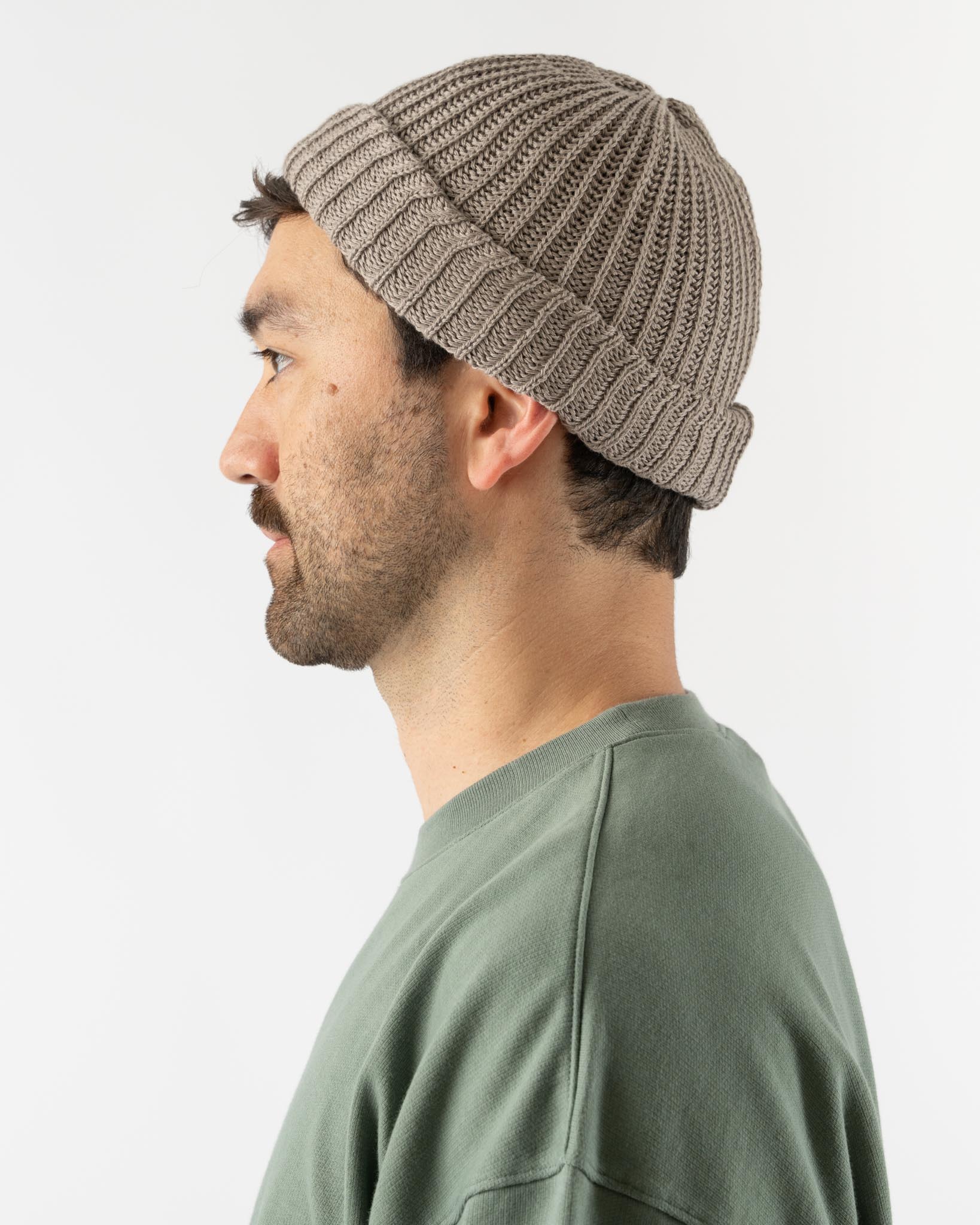 RoToTo R5102 Super Soft 2-Way Beanie in Heather Gray Curated at