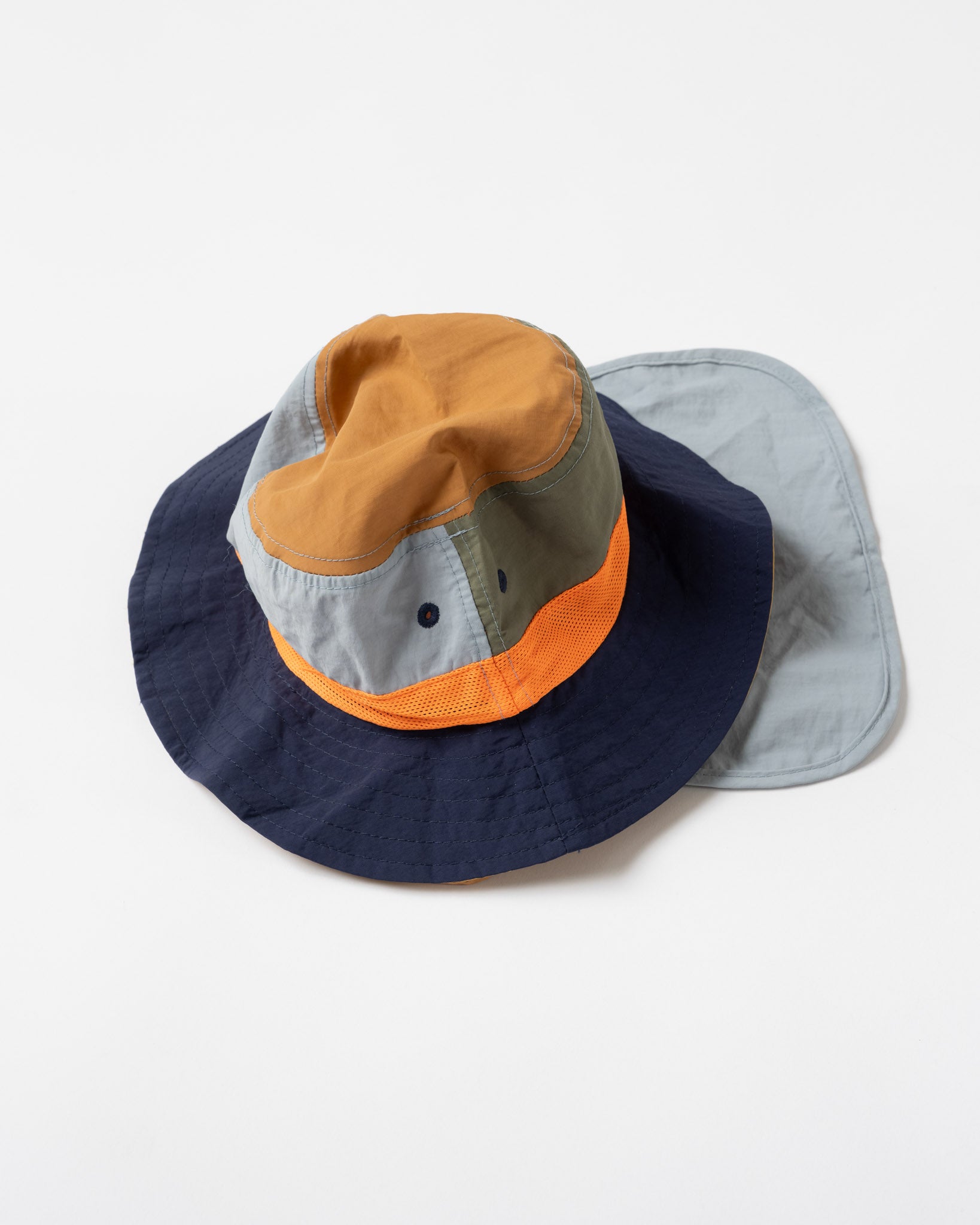 Roux Sun Hat in Orange Mesh