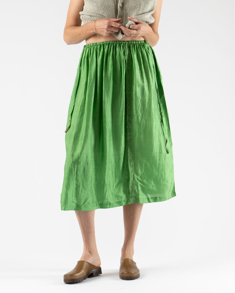 Runaway Bicycle Stella Skirt in Shamrock Green