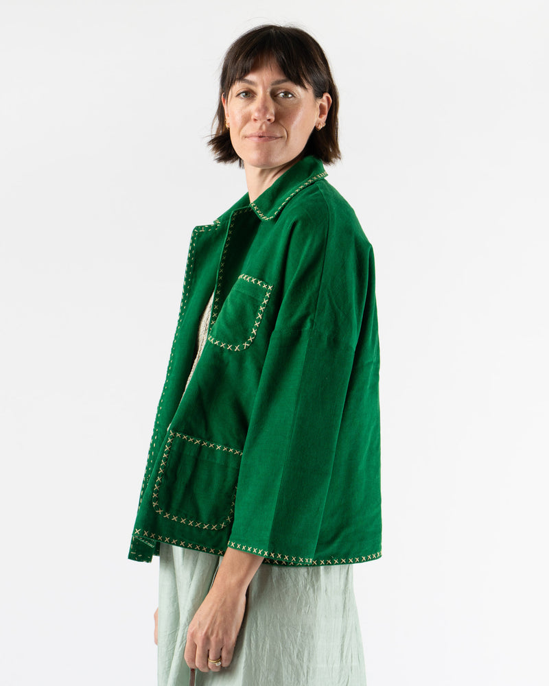 Runaway Bicycle Pete Jacket in Forest Green