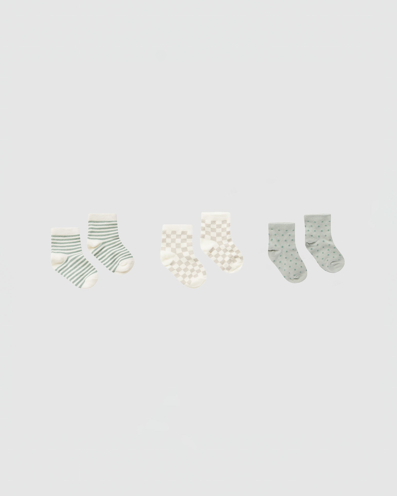 Rylee + Cru Printed Socks 3 Pack